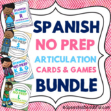 Spanish Articulation Cards & Games -- NO PREP {BUNDLE}
