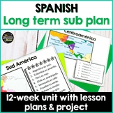 Spanish sub plan | Long term sub / maternity lesson plans 