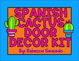 Spanish Back to School Cactus Loteria Bulletin Board Kit C