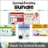 Spanish Back to School Themed Readers & Activities Bundle 