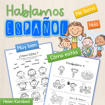 Spanish Basic Conversation Activity Pack Worksheets by The Creative ...