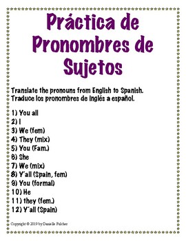 spanish basic sentence structure practice stations by spanish live