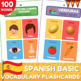 Spanish Basic Vocabulary Flashcards | English-Spanish Pict