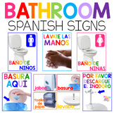 Spanish Bathroom Signs with Pass