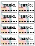 Spanish Behavior Punch Cards
