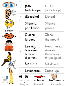 Preview of Spanish Behavioral Teaching Phrases Interactive pdf