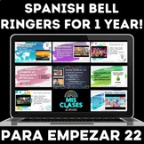 Spanish Bell Ringers for a Year of Warm Up Activities Para