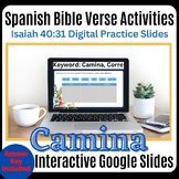 Unit 2 Spanish Bible Verse Activities Isaiah 40:31 Christi
