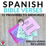 Spanish Bible Verses Christian School English to Spanish M