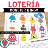Spanish Bingo Game - Body Parts in Spanish, Colors, Numbers - Lotería
