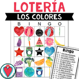 Spanish Bingo Game Loteria - Spanish Colors Vocabulary for