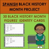 Spanish Black History Month Project Worksheets (30 Figures)