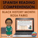 Spanish Black History Month Reading Comprehension: Rosa Pa