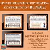 Spanish Black History Reading Comprehension BOOM CARDS BUNDLE