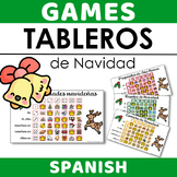 Spanish Board Game 6x6 MiniBundle for Christmas Vocab, Tra