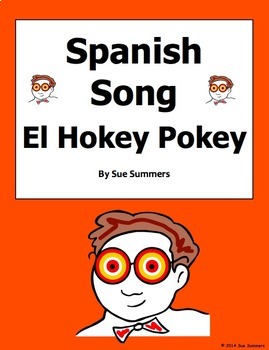 Preview of Spanish Body Parts Song - El Hokey Pokey Song - El Cuerpo