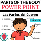 Spanish Body Parts Vocabulary PowerPoint - Label the Body 