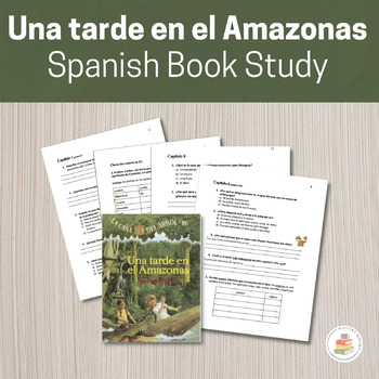 Preview of Spanish Novel Study: Magic Treehouse- Una tarde en el Amazonas