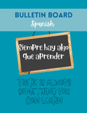 Spanish Bulletin Board / Bilingual Bulletin Board / Dual L