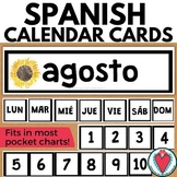 Spanish Calendar Cards - Spanish Days of the Week, Months 