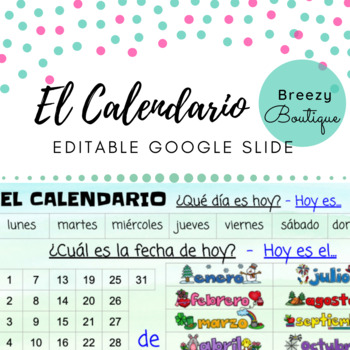 El Calendario Interactive Worksheet