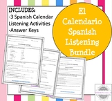 Spanish Calendar Listening Activities (Días, Meses, Calendario)