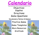 Spanish Calendar SMARTboard Games