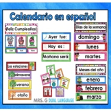 Spanish Calendar Set Calendario en español