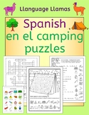 Spanish Camping Vocab Puzzles