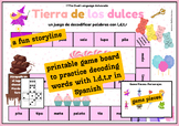 Spanish Candy Game Words with l,d,t,r- juego de mesa palab