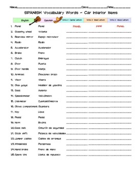 https://ecdn.teacherspayteachers.com/thumbitem/Spanish-Car-Interior-Items-Vocabulary-Word-List-Column-Worksheet-5627444-1590603984/original-5627444-1.jpg