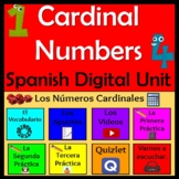 Spanish Cardinal Numbers Unit - Remote Learning - Los Núme