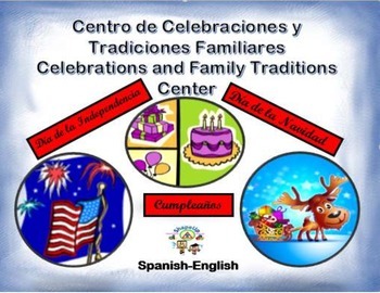 Preview of Free Spanish Celebrations and Family Traditions/ Celebraciones / Center