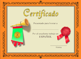 Spanish Certificate