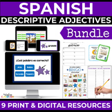 Spanish Characteristics Descriptive Adjectives Bundle - Di