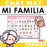 Spanish Chat Mat  - Mi Familia y Yo -La Familia in Spanish
