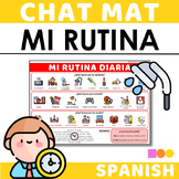 Spanish Chat Mat - La Hora y la Rutina Diaria - Speaking &