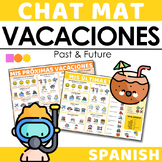 Spanish Chat Mat - Mis Vacaciones - My Holidays in Past & 