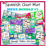 Spanish Chat Mat Mega Bundle #3 - 9 Chat Mats - Google Slides