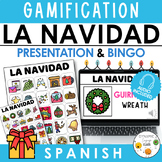 Spanish Christmas Activities - Bingo Game Feliz Navidad - 