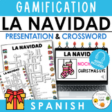 Spanish Christmas Activities - Crossword Puzzle Feliz Navi