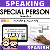 Spanish Christmas Activities - Special Person Interview / 