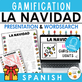 Spanish Christmas Activities - Word Search Christmas Puzzl