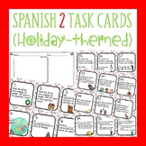Spanish Christmas Activity | 48 Holiday Task Cards for Spa