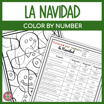 Preview of Christmas in Spanish Speaking Countries | La Navidad | Color by Number