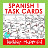 Spanish Christmas Activity - Spanish 1 Holiday Task Cards