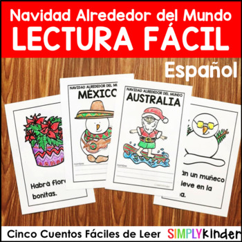Preview of Spanish Christmas Around the World Books for Little Learners