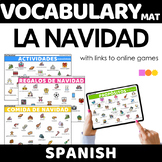 Spanish Christmas Bundle - La Navidad Vocabulary Mat - Spa