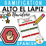 Spanish Christmas Game - Stop the Pen - Alto el Lápiz - Sp