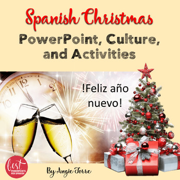 Preview of Spanish Christmas La Navidad PowerPoint, Culture, and Activities Bundle